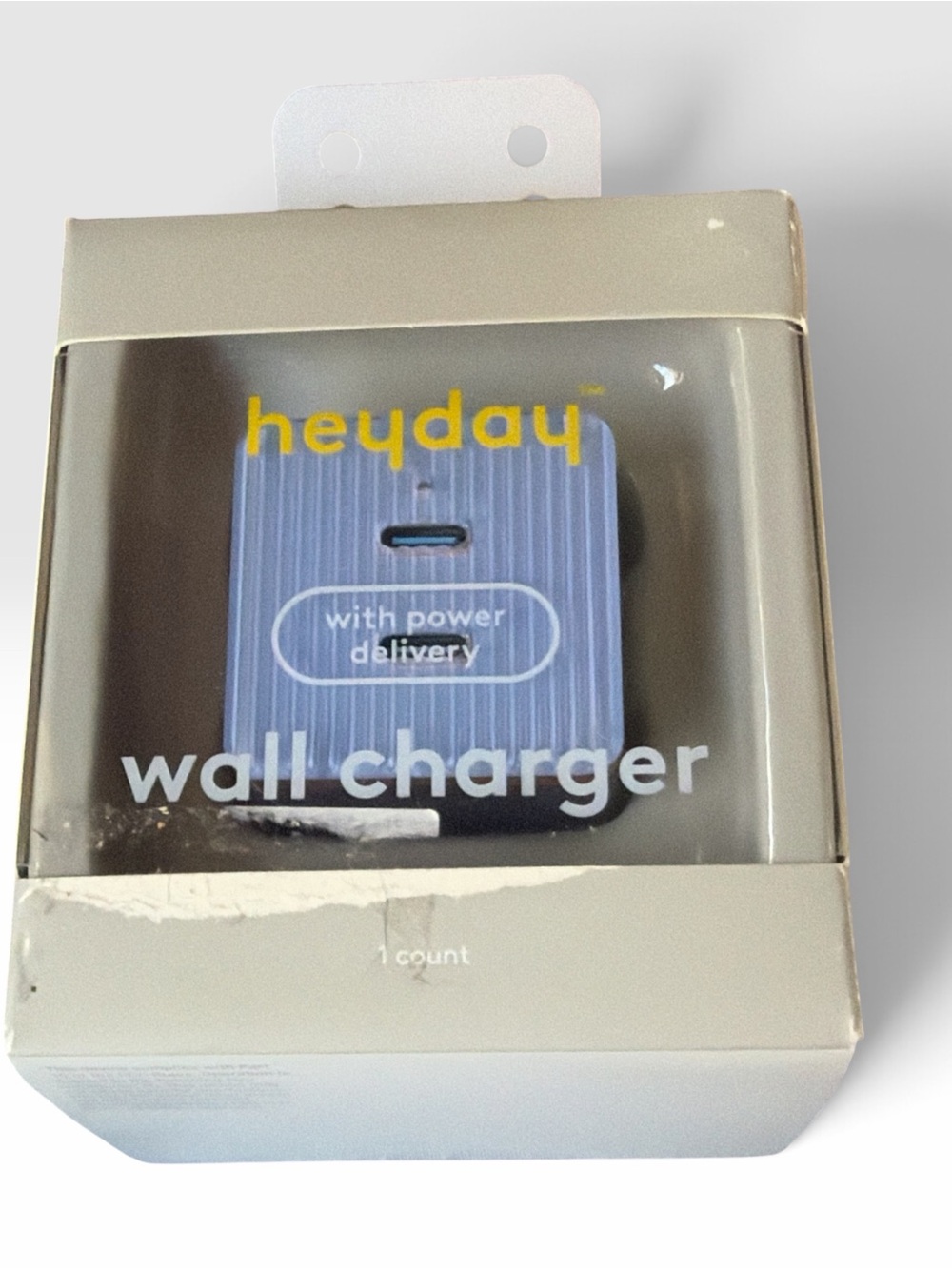 heyday Purple 2 USB-C Power Delivery Wall Charger